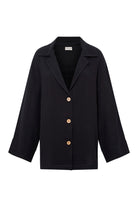 Le-Monade Dreams-SORUNLU - Üç Düğme Siyah Blazer Ceket-Ceket-1-Milagron.com