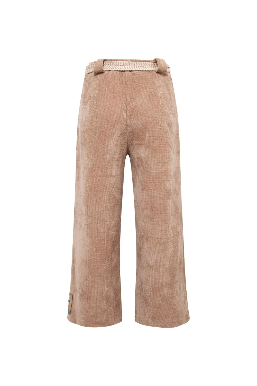 Le-Monade Dreams-Şönil Bej Kemer Detaylı Pantolon-Pantolon-2-Milagron.com