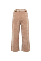 Le-Monade Dreams-Şönil Bej Kemer Detaylı Pantolon-Pantolon-2-Milagron.com