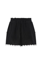 Le-Monade Dreams-Su Taşı Detaylı Siyah Şort-Şort-1-Milagron.com