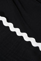 Le-Monade Dreams-Su Taşı Detaylı Siyah Şort-Şort-3-Milagron.com