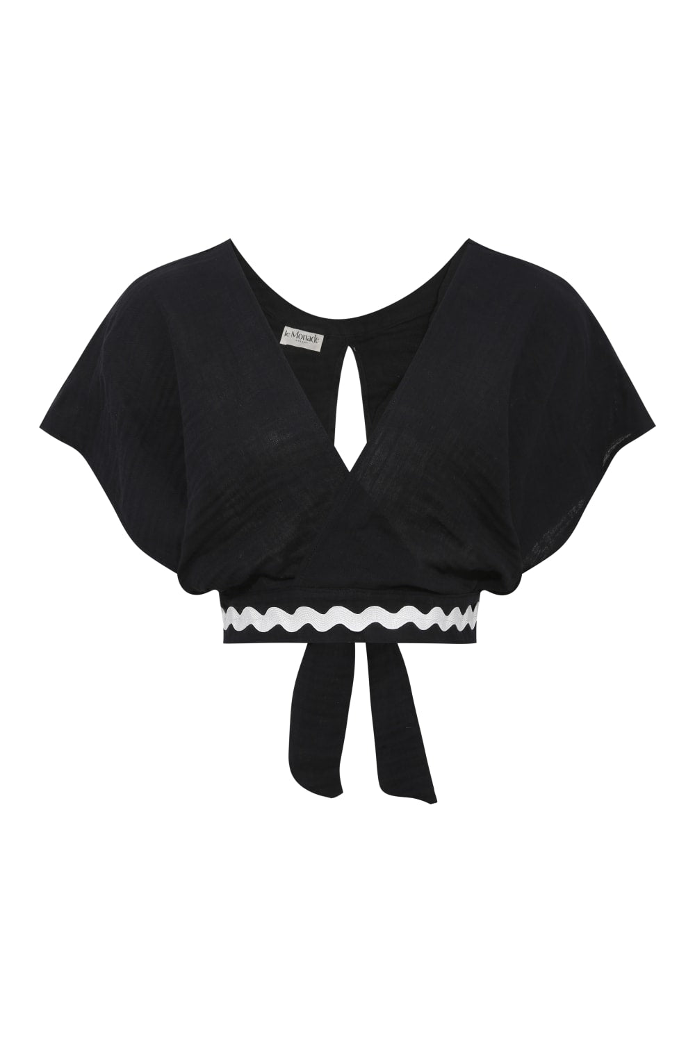 Le-Monade Dreams-Su Taşı Detaylı Siyah Top-Top-1-Milagron.com