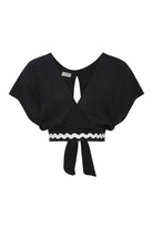 Le-Monade Dreams-Su Taşı Detaylı Siyah Top-Top-1-Milagron.com