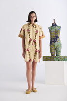 Tokyo Kemer Detaylı Kısa Gömlek Elbise - 0