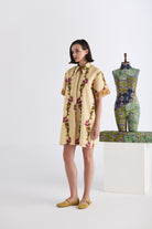 Tokyo Kemer Detaylı Kısa Gömlek Elbise - 1