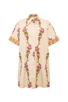 Tokyo Kemer Detaylı Kısa Gömlek Elbise - 3