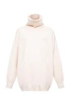 Le-Monade Dreams-Triko Ekru Oversize Tunik-Kazak & Triko-1-Milagron.com