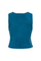 Le-Monade Dreams-Triko İngido Ekru Sıçandiş Nakışlı Yelek-Yelek-2-Milagron.com