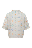 Le-Monade Dreams-Yıldız Desenli Kısa Kollu Gömlek-Gömlek-2-Milagron.com