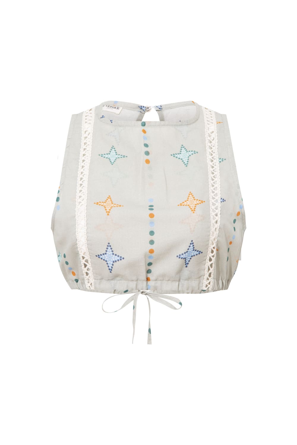 Le-Monade Dreams-Yıldız Desenli Kopanaki Sırt Detaylı Üst-Top-1-Milagron.com