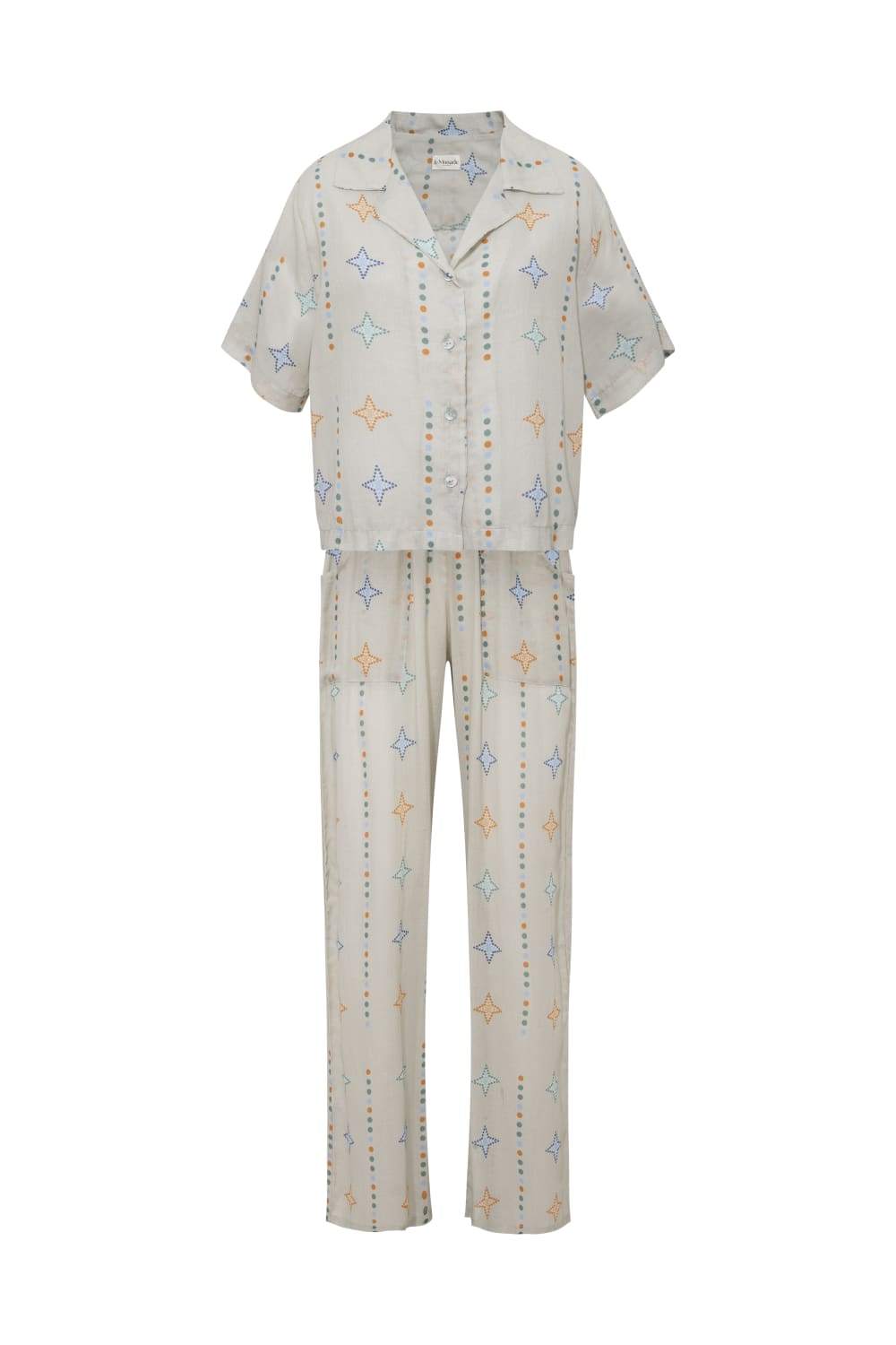 Le-Monade Dreams-Yıldız Desenli Pantolon-Pantolon-3-Milagron.com