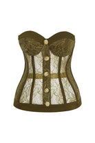 Le Reve-Lerevestudio Juliette Corset - Olive-Büstiyer-1-Milagron.com
