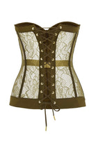 Le Reve-Lerevestudio Juliette Corset - Olive-Büstiyer-3-Milagron.com