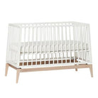 Luna Baby Cot, 120X60 Cm, White/Oak