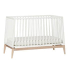 Luna Baby Cot, 120X60 Cm, White/Oak