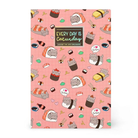 Legami Çizgili Defter - Quaderno - Orta - Sushi Kedi