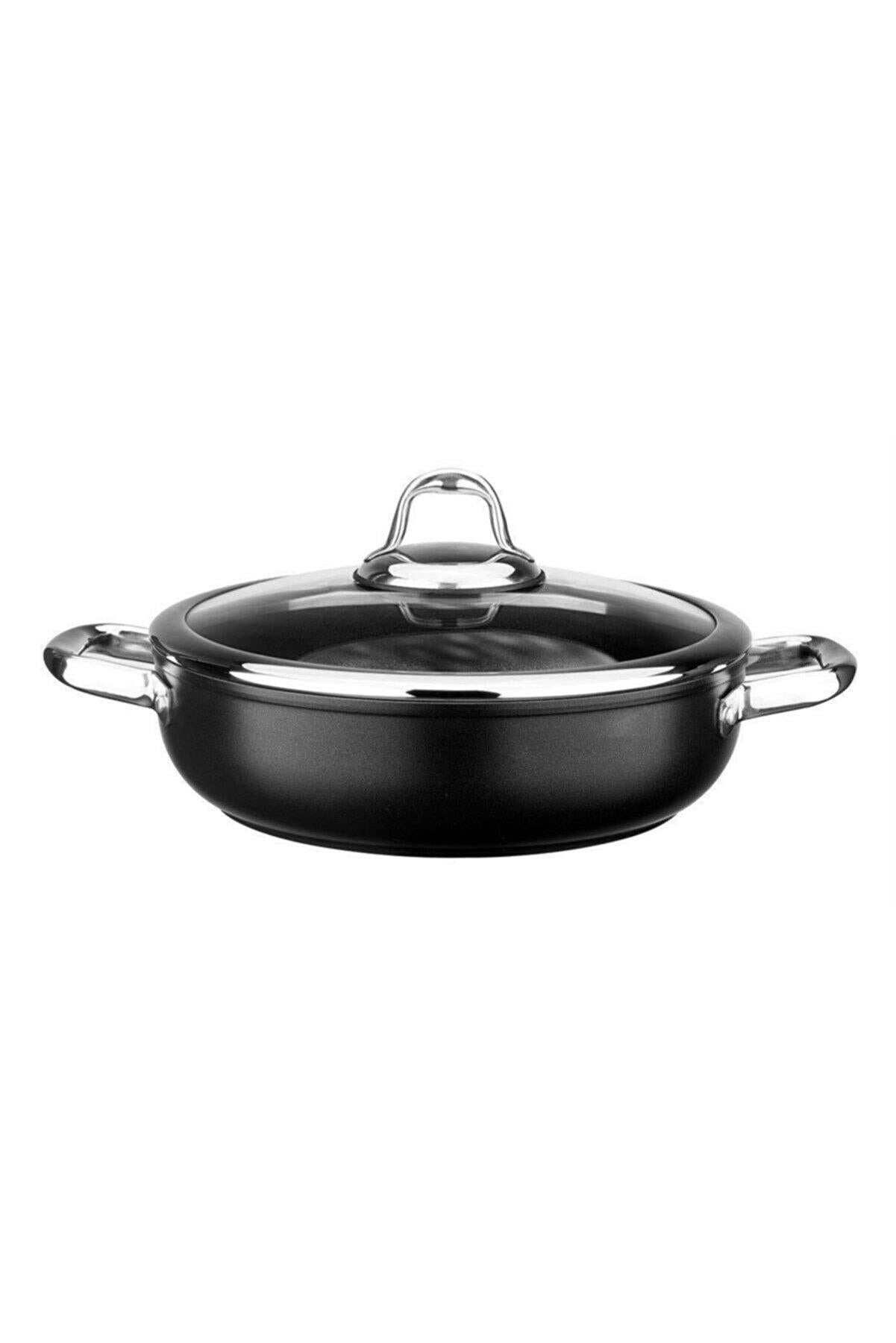 Leggno MST2828ST24BK Master Titanium Sığ Tencere Siyah 24 Cm