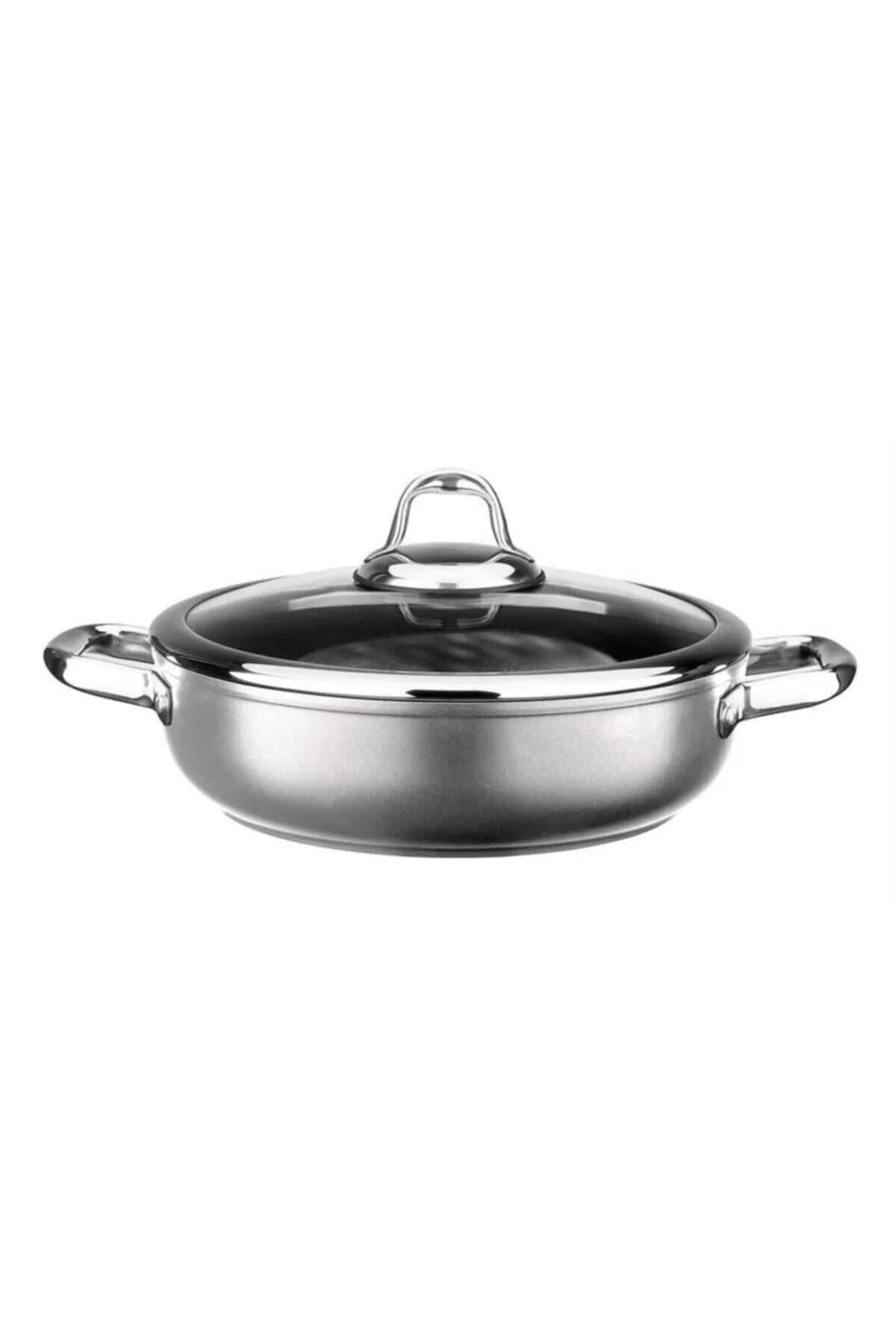 Leggno Mst2828st24gr Master Titanium Sığ Tencere Gri 24 Cm