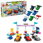 10445 Lego Duplo F1 Takımı Yarış Arabaları Ve Sürücüleri 70 Parça +2Aş