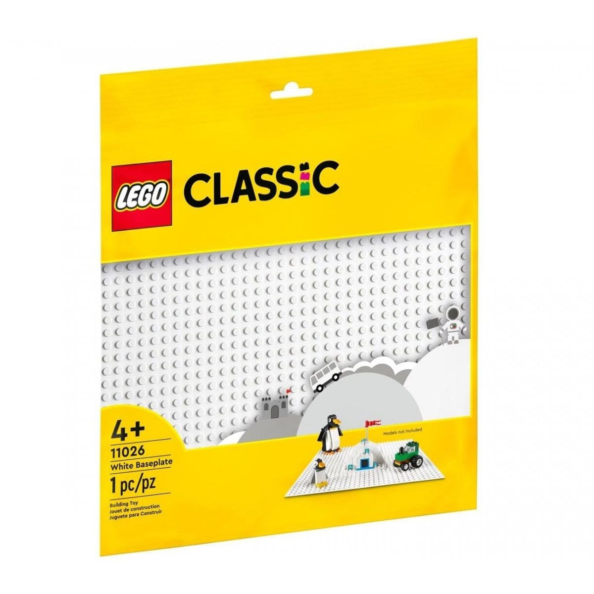 11026 Lego® Classic Beyaz Taban 1 Parça +4 Yaş