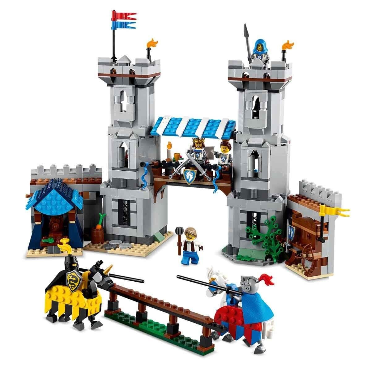 31168 Lego Creator 3In1 - Orta Çağ Atlı Şövalye Kalesi 1371 Parça +9 Yaş