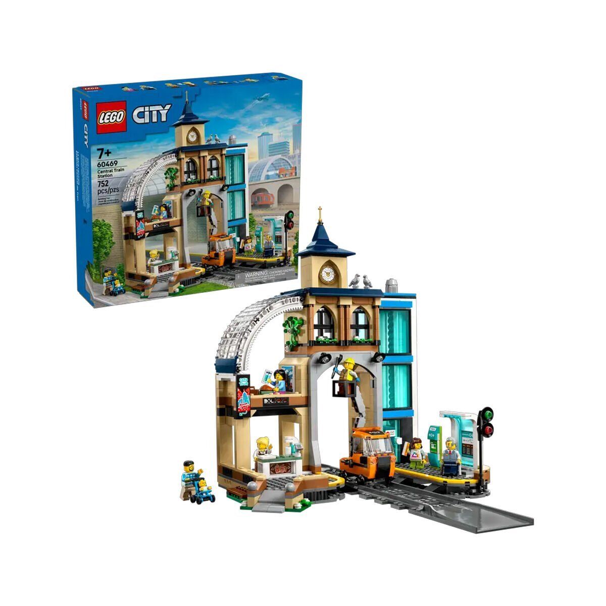 60469 Lego City Merkez Tren İStasyonu 752 Parça +7 Yaş
