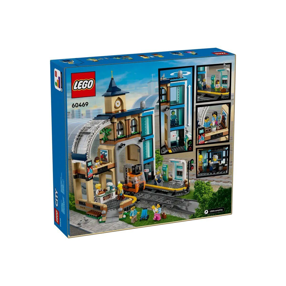 60469 Lego City Merkez Tren İStasyonu 752 Parça +7 Yaş