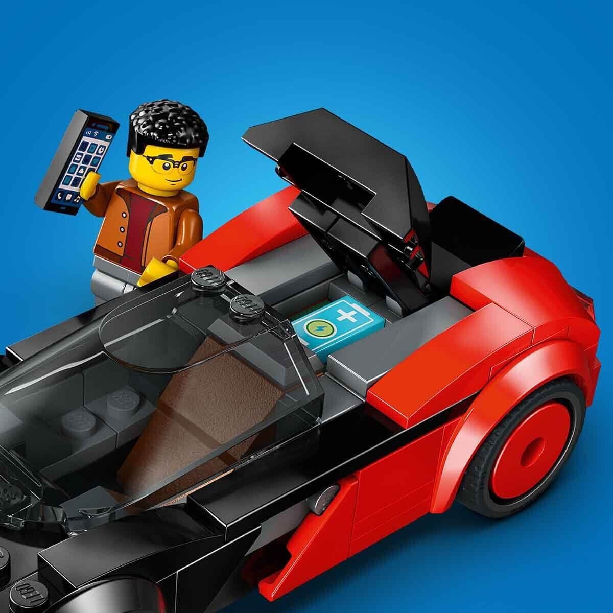 60486 Lego City Elektrikli Süper Araba 109 Parça +5 Yaş