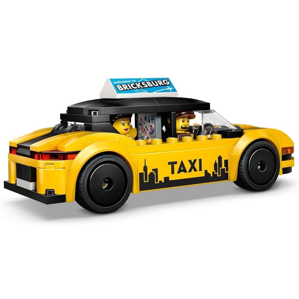 60487 Lego City Sarı Taksi 122 Parça +5 Yaş
