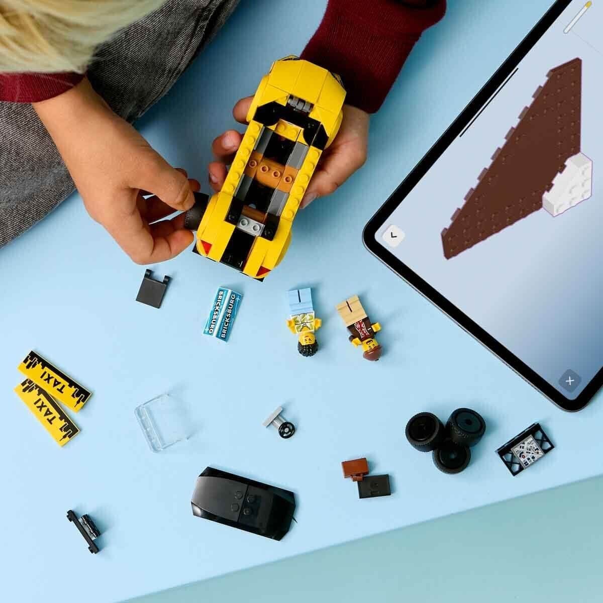 60487 Lego City Sarı Taksi 122 Parça +5 Yaş