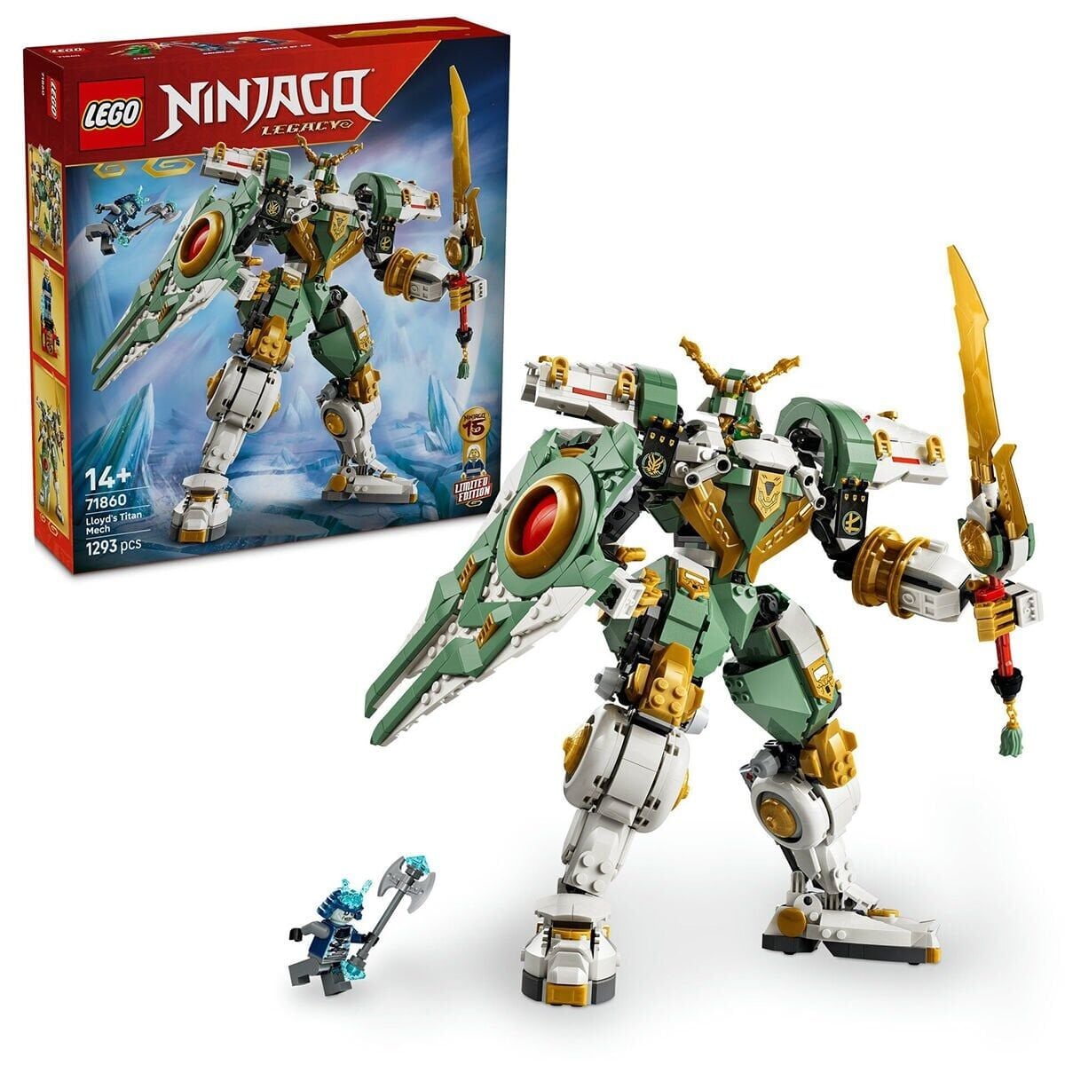 ロボコン Lego 71860 Ninjagolloyd'Un Titan Robotu 15.Yıl Limited Eddition