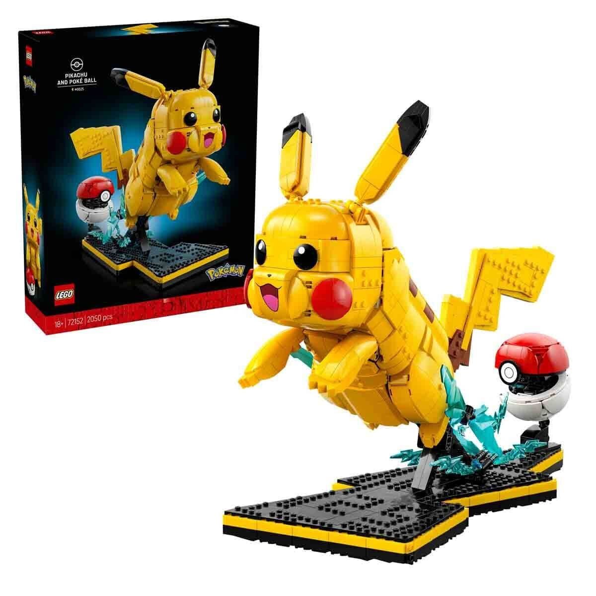 72152 Lego Pokémon Pikachu Ve Poké Topu 2050 Parça +18 Yaş