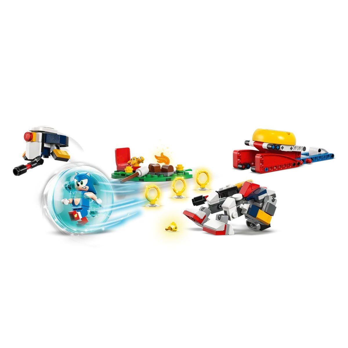 77001 Lego Sonic The Hedgehog Sonicin Kamp Ateşi Çarpışması 177 Parça +7 Yaş