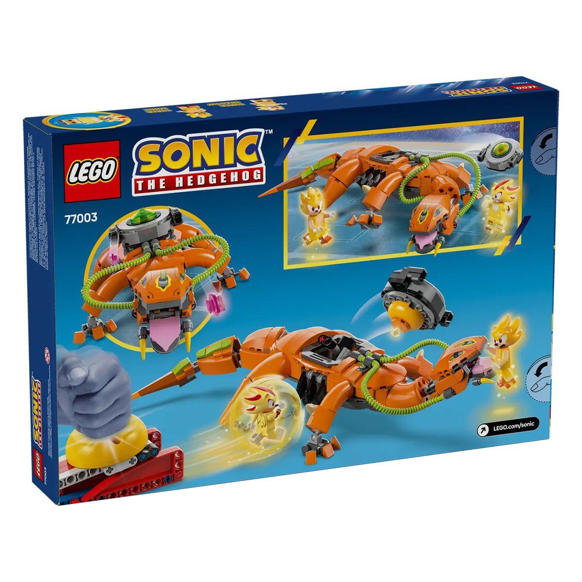 77003 Lego Sonic The Hedgehog Super Shadow Ve Biolizard'A Karşı 419 Parça +9 Yaş