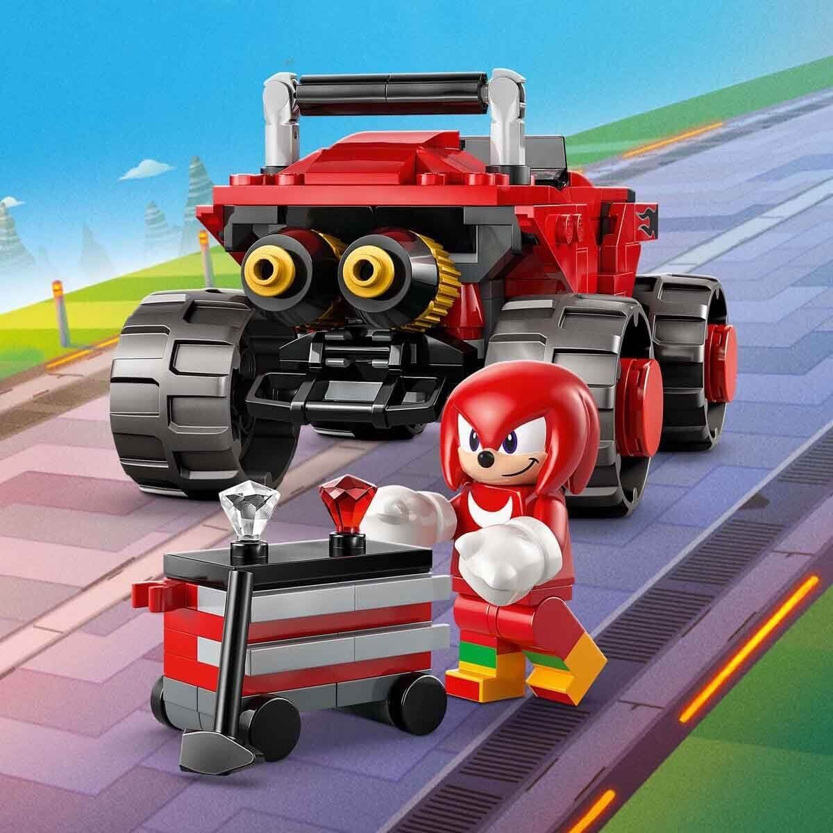 77118 Lego Sonic Silverın Arabası, Knucklesın Canavar Kamyonuna Karşı 378 Parça