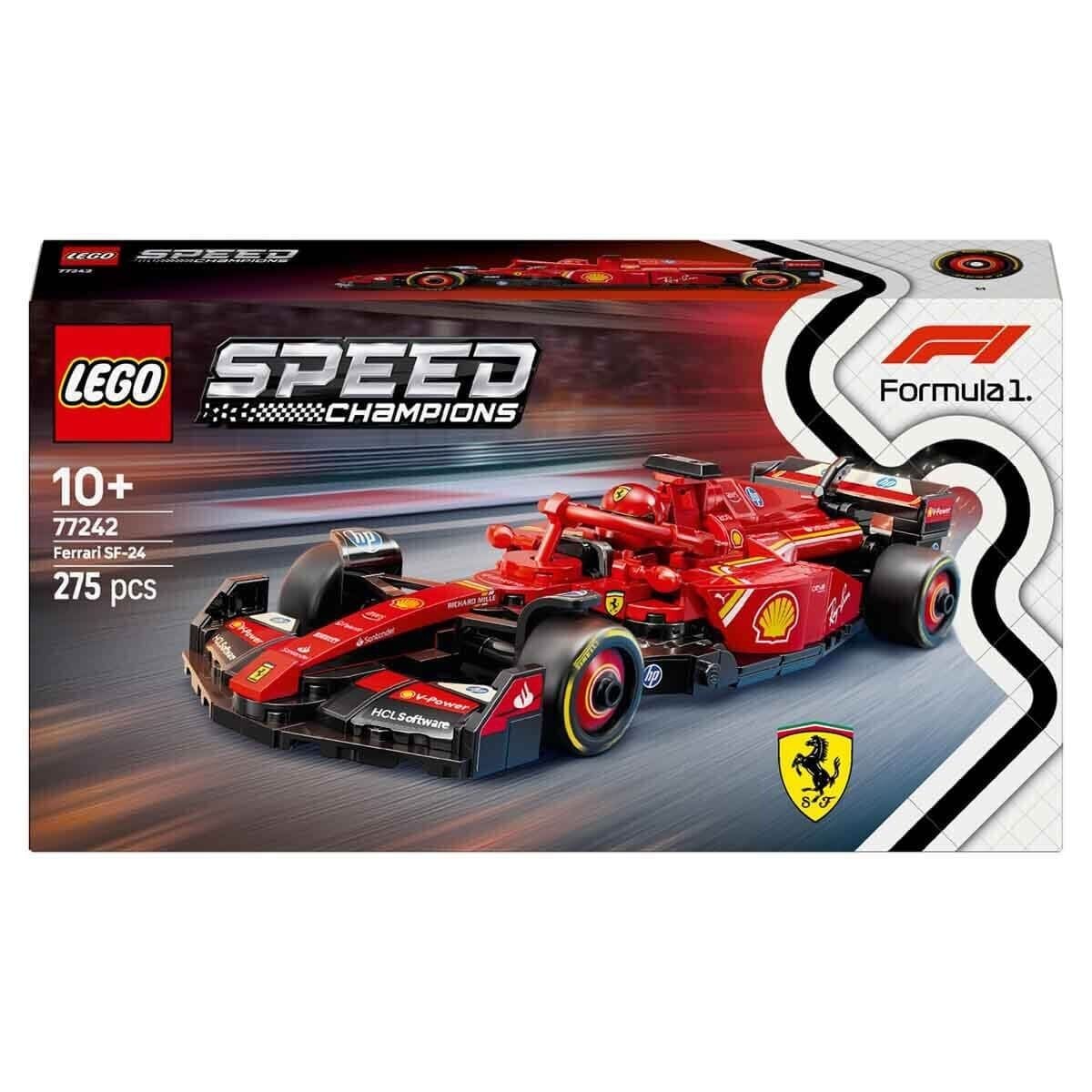 77242 Lego Speed Champ.Ferrari Sf-24 F1 Yarış Arabası 275 Parça +10 Yaş