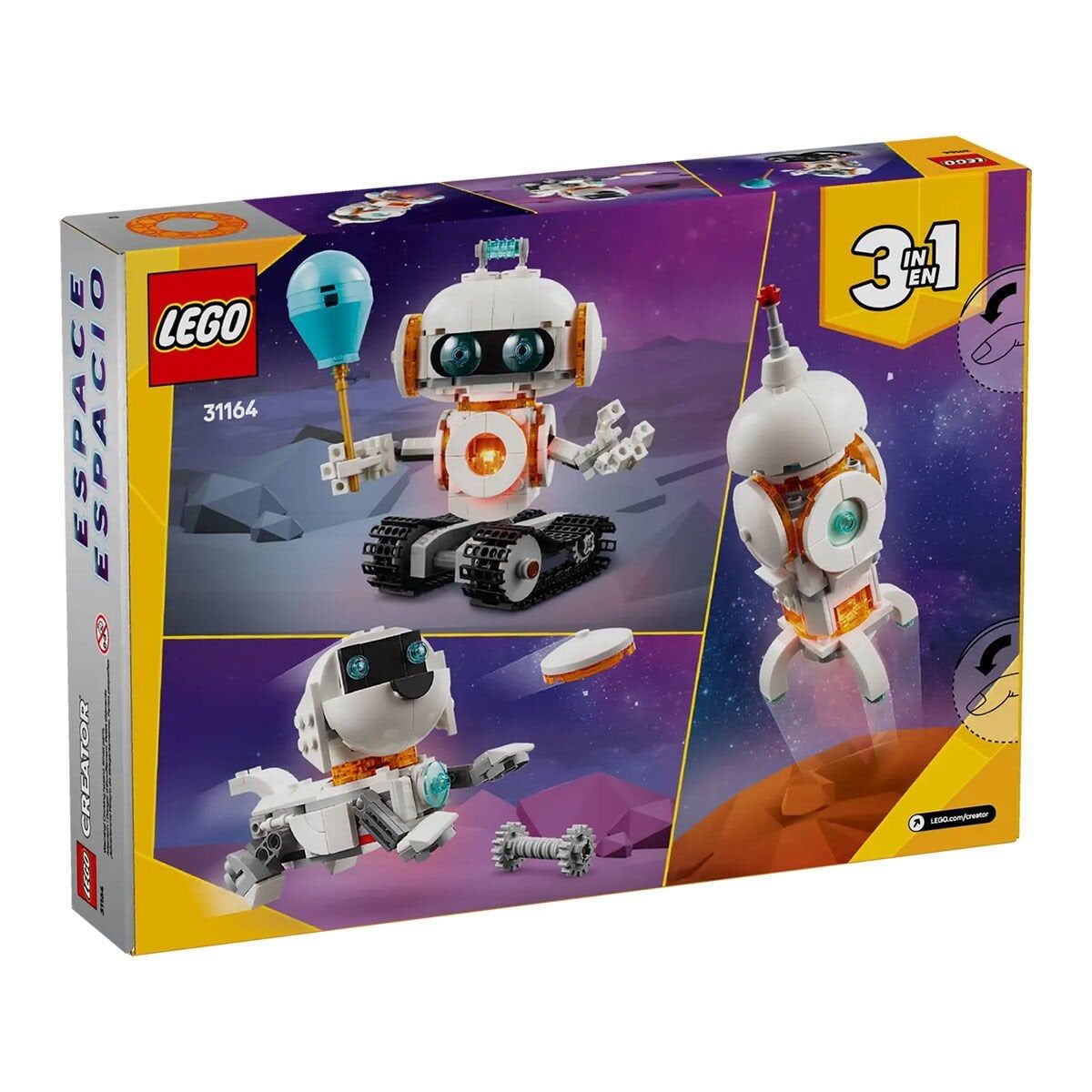 31164 Lego Creator 3In1 - Uzay Robotu 281 Parça +8 Yaş