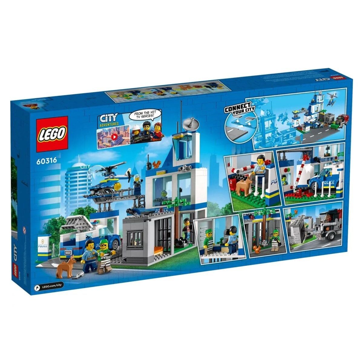 60316 Lego City - Polis Merkezi 668 Parça +6 Yaş