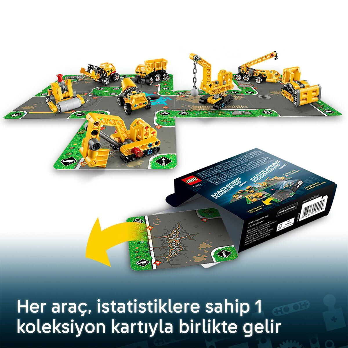 42233 Lego Technic Technic Güçlü Makineler 44 Parça +7 Yaş