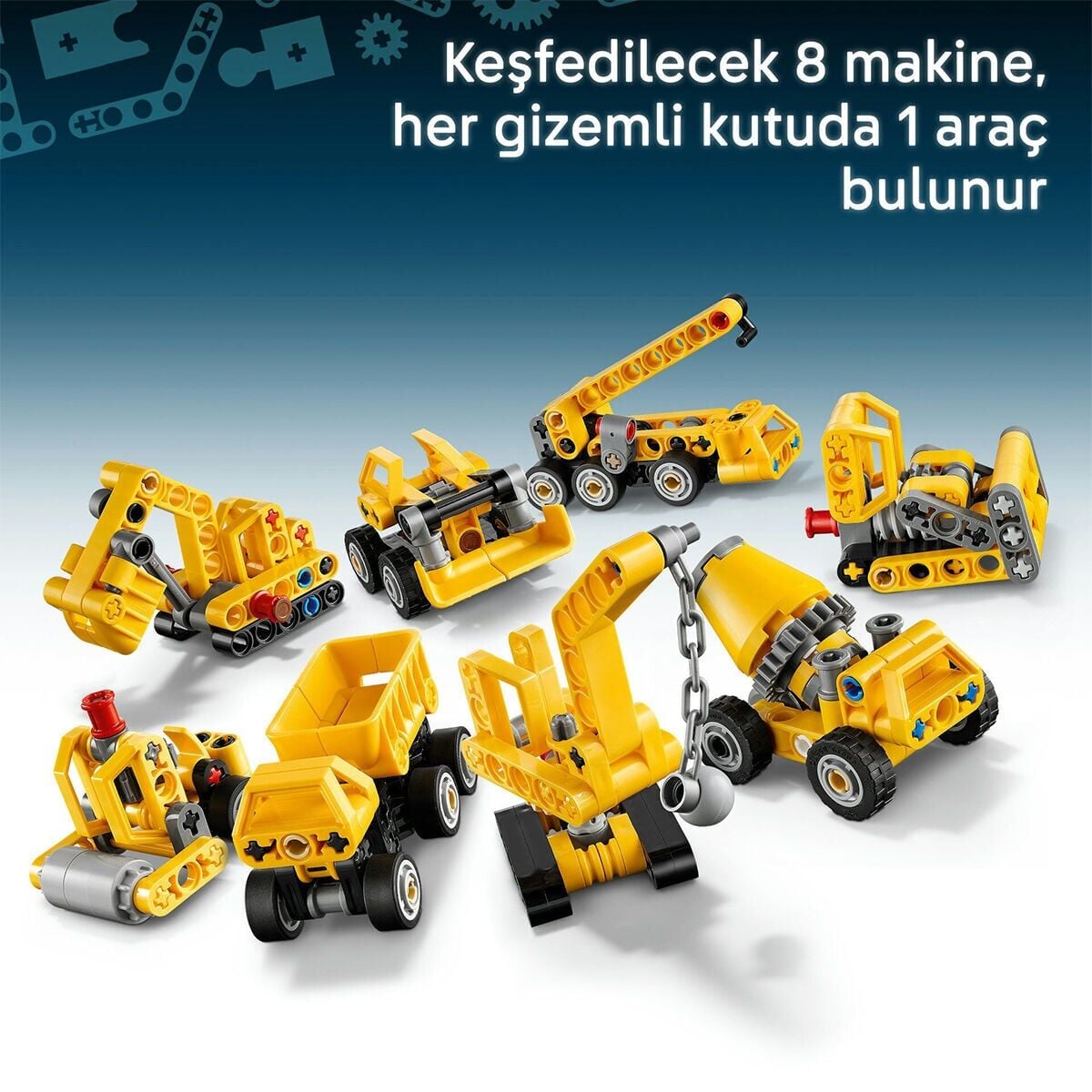 42233 Lego Technic Technic Güçlü Makineler 44 Parça +7 Yaş