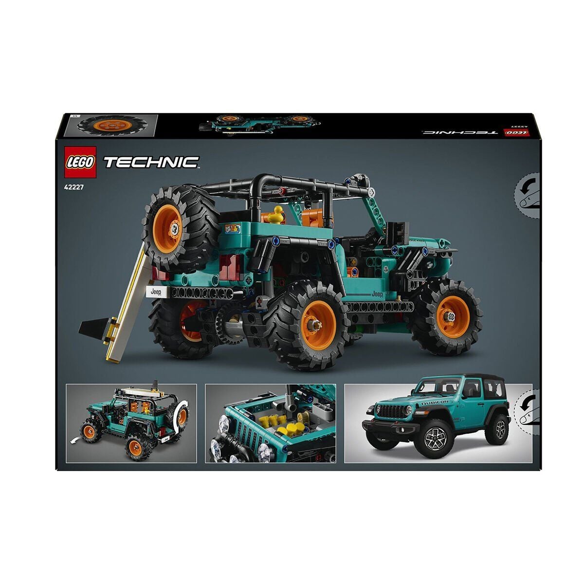 42227 Lego Technic Jeep Wrangler Rubicon Suv 723 Parça +10 Yaş