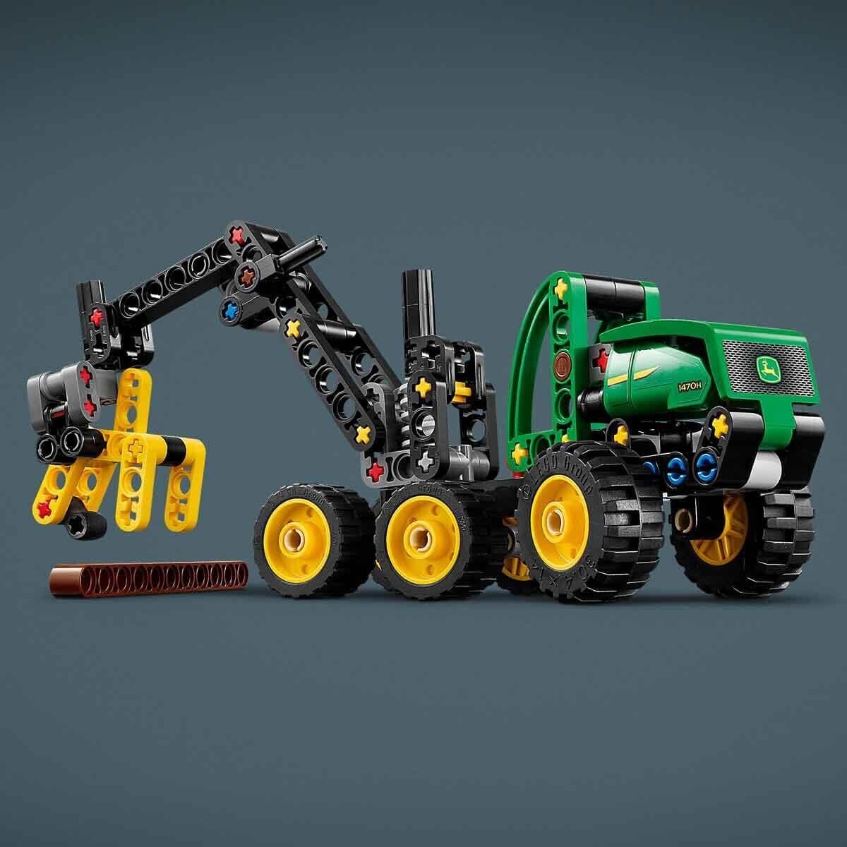 42218 Lego Technic John Deere 1470H Tekerlekli Orman Makinesi 117 Parça +7 Yaş