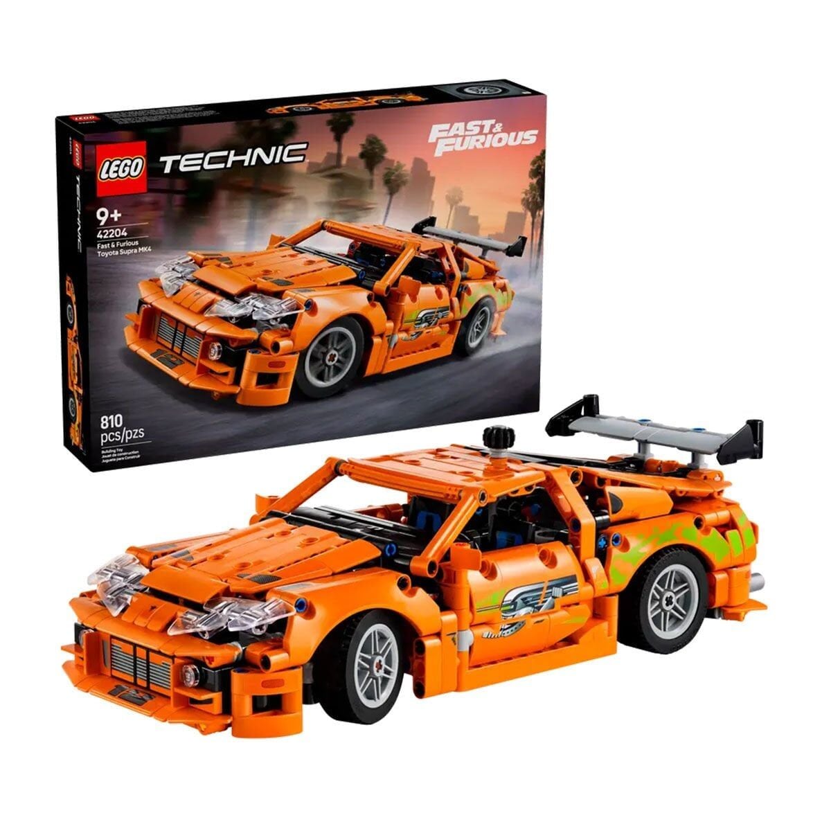42204 Lego Technic Fast And Furious Toyota Supra Mk4 810 Parça +9 Yaş
