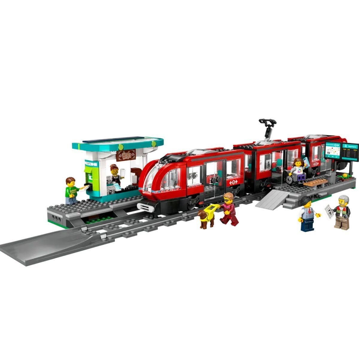 Lego-Lego City şehir Merkezi Tramvay İstasyonu 811 Parça +7 Yaş-Lego City-2-Milagron.com