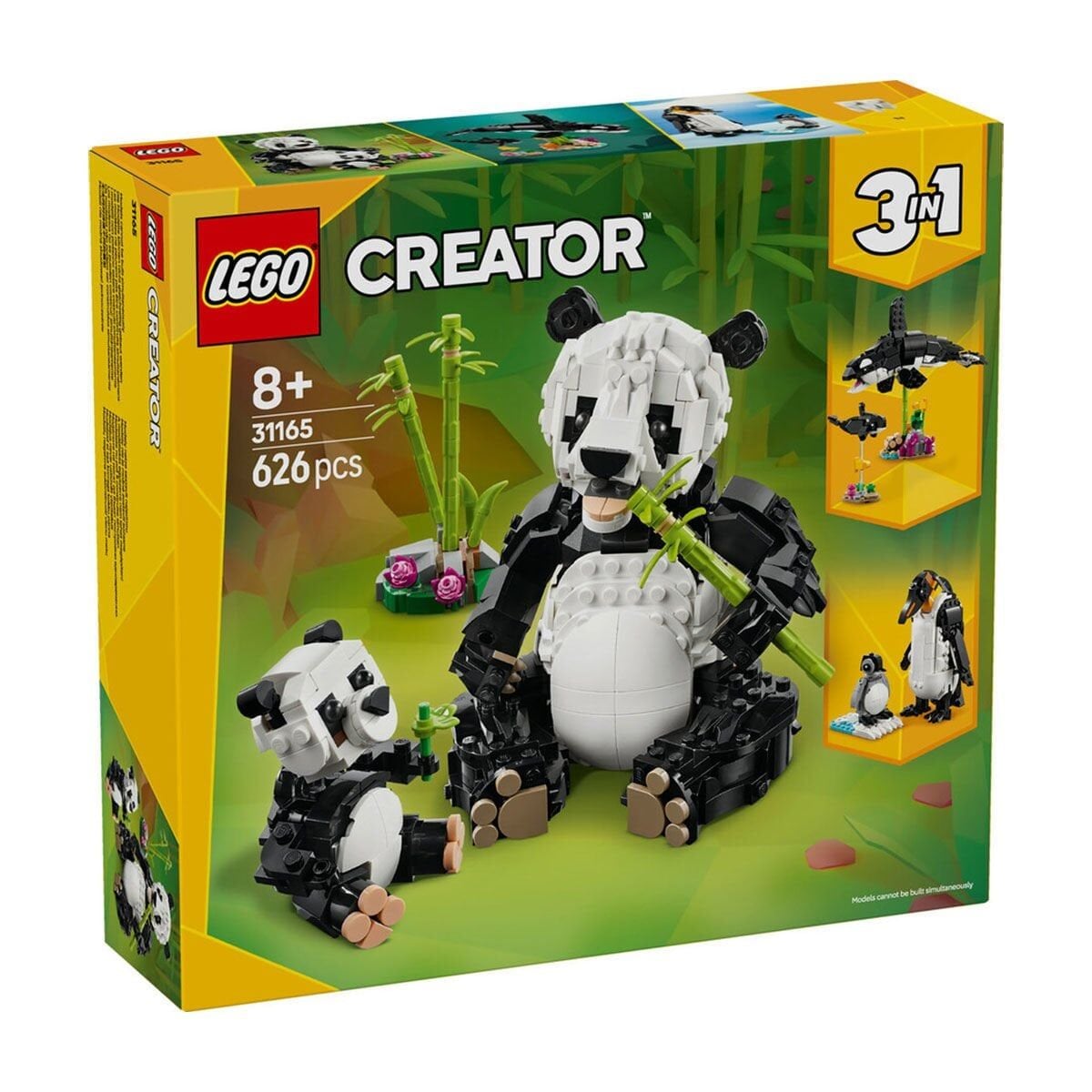 31165 Lego Creator 3In1 - Panda Ailesi 626 Parça +8 Yaş
