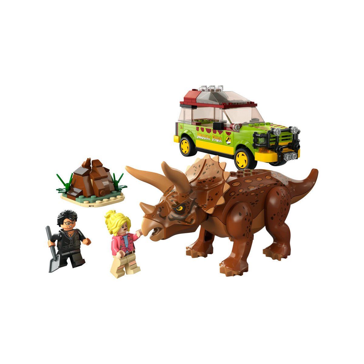 Lego-Lego Jurassic World Triceratops Araması 281 Parça +8 Yaş-Lego Jurassic World-2-Milagron.com
