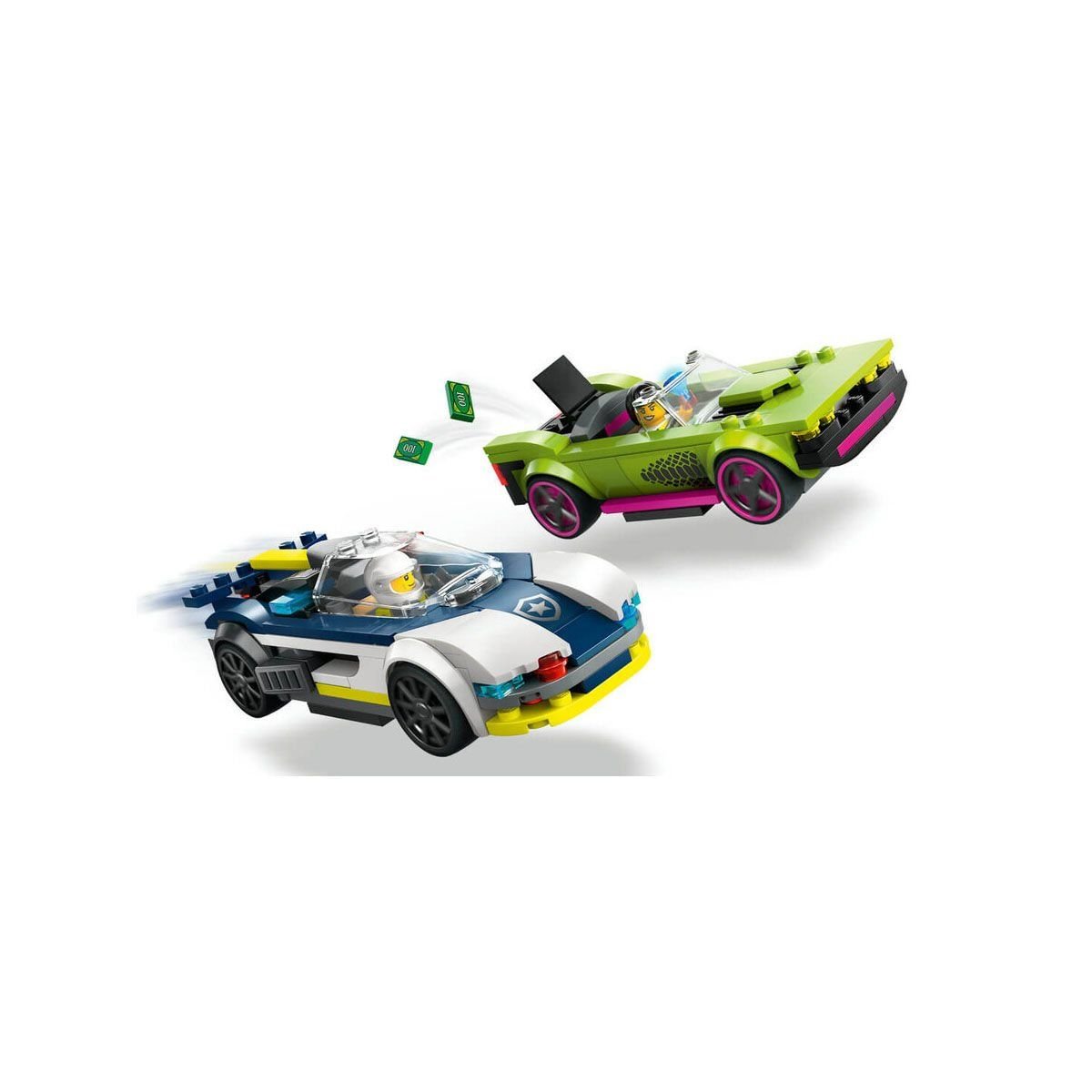 Lego-Lego® City Polis Arabası Ve Spor Araba Takibi 213 Parça +6 Yaş-Lego City-3-Milagron.com