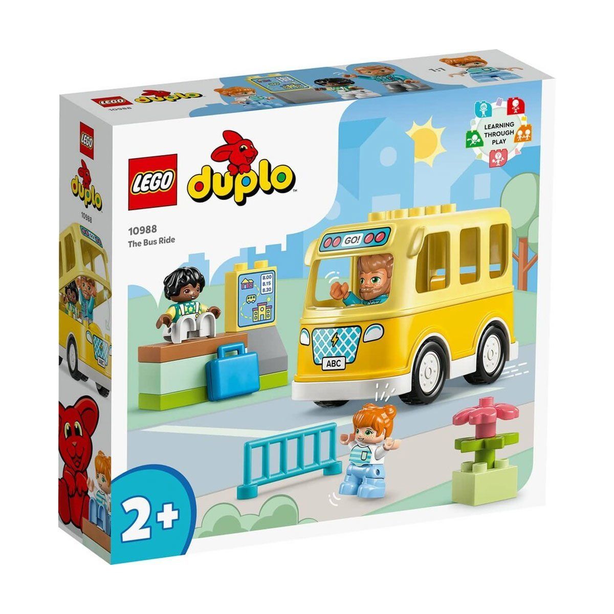 Lego-Lego® Duplo® Otobüs Yolculuğu 16 Parça +2 Yaş-Lego Duplo-1-Milagron.com