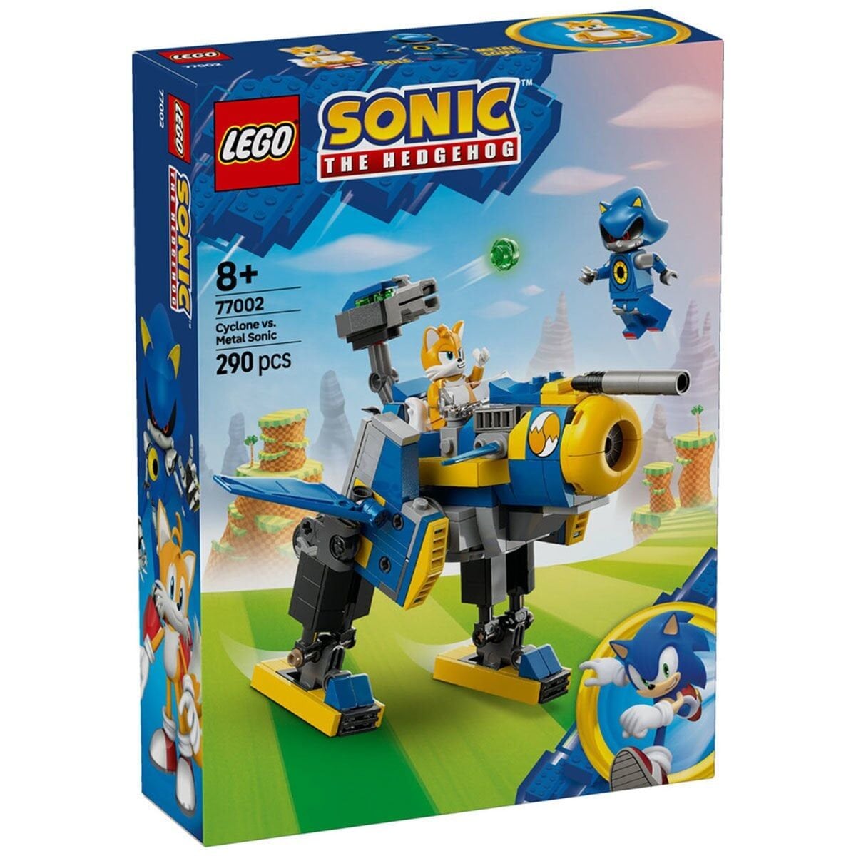 77002 Lego Sonic The Hedgehog Cyclone Ve Metal Sonice Karşı 290 Parça +8 Yaş