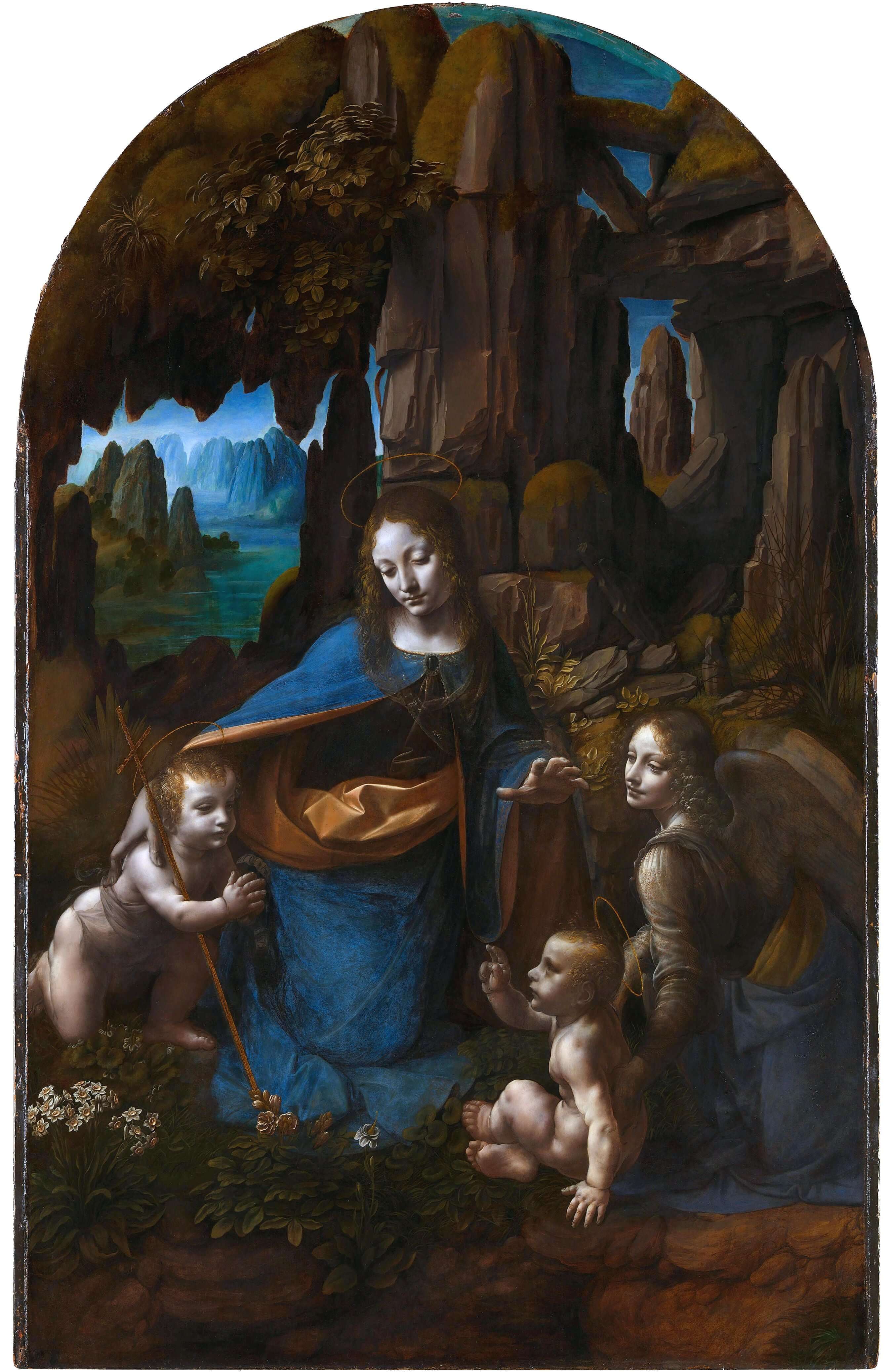 Leonardo Da Vinci - Kayalıklar Bakiresi